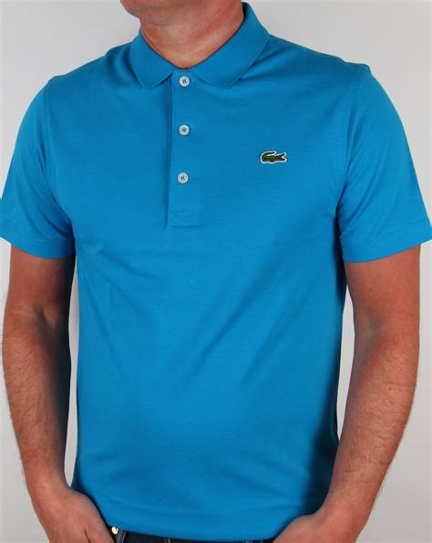 Lacoste Polo Shirt Blue, Estuary, royal, turquoise, short, sleeve