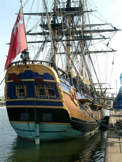 Replica of HMS Endeavour of James Cook | Tall ships, Sailing ships, Sailing