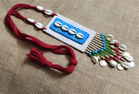 Banjara Tribal Jewelry Ethnic Beaded Necklace Indian Fabric | Etsy