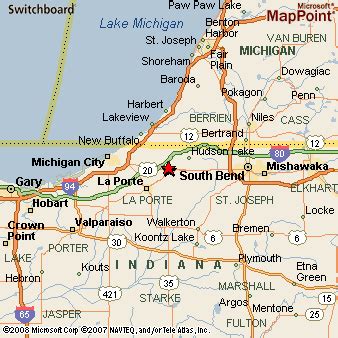 Rolling Prairie, Indiana Area Map & More