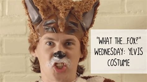 “What the…?” Wednesday: Ylvis Fox Costume (Day 2) – Collegiate Cook