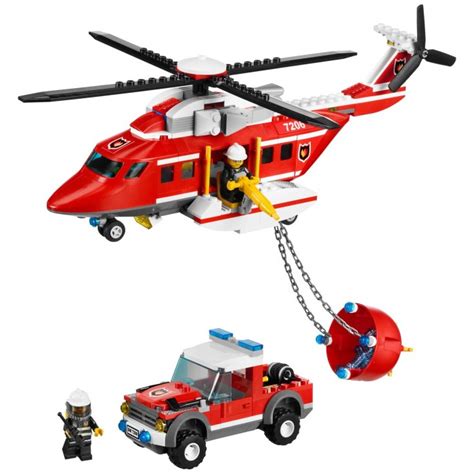 LEGO Fire Helicopter Set 7206 | Brick Owl - LEGO Marketplace