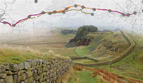 The Roman Forts of Hadrian's Wall - Interactive Map