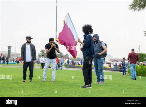 Qatar National Day Celebration at corniche Stock Photo - Alamy