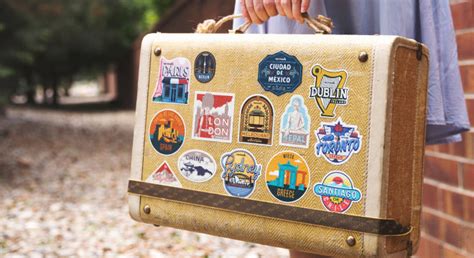 Custom travel stickers | Luggage & Suitcase Stickers | Sticker Mule