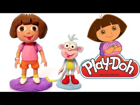 DibusYmas Dora the Explorer Play Doh animation - YouTube