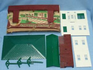 PLASTICVILLE S O GAUGE MODEL RAILROAD TRAIN LAYOUT BUILDING PASSENGER ...