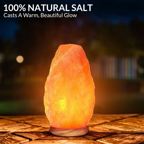 LEVOIT Kana Himalayan Salt Lamp, Pink Rock Large Crystal Natural ...