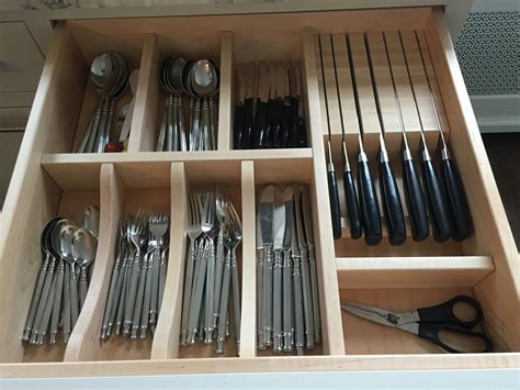 Custom sized Silverware organizers – DrawerEssentials.com – Drawer Essentials