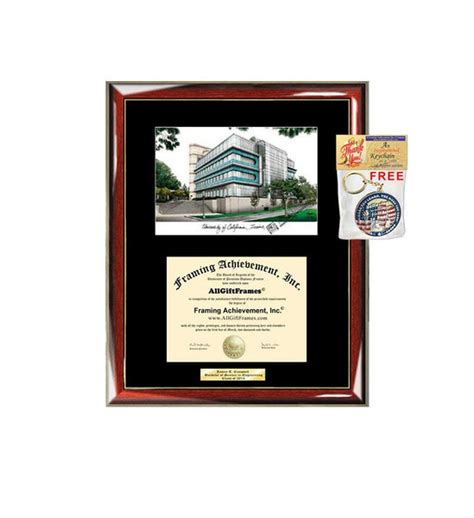 University of California Irvine Diploma Frame Lithograph UCI Campus Im