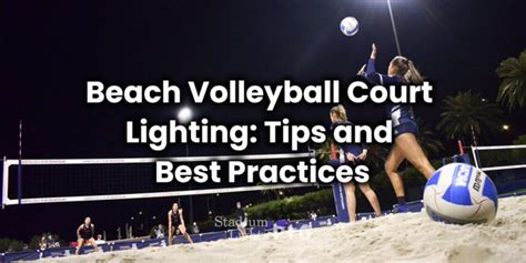 Volleyball Court Lighting – SLights Pro