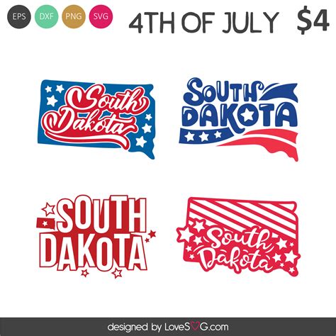 South Dakota SVG Cut Files - Lovesvg.com