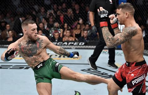 UFC Fan Points Out Exact Moment Dustin Poirier Broke Conor McGregor's Leg; Poirier Pointed At It ...