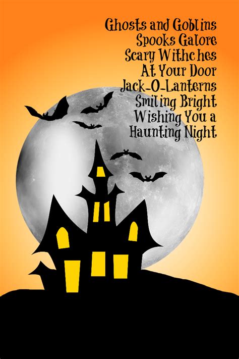 October Halloween Printables - CREATIVE CAIN CABIN | Halloween poems, Halloween printables ...