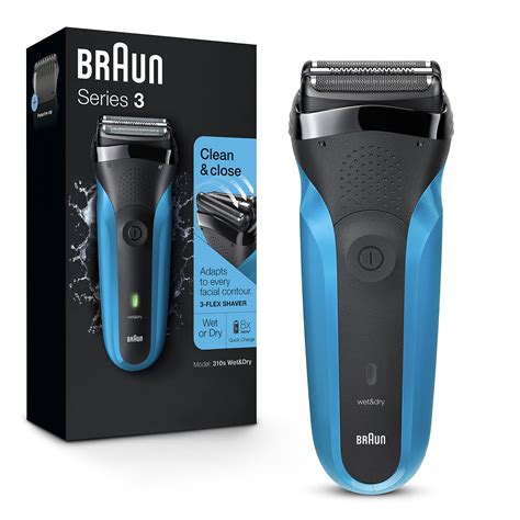 Braun Electric Razor for Men, Series 3 310s Electric Foil Shaver, Rechargeable, Wet & Dry for ...