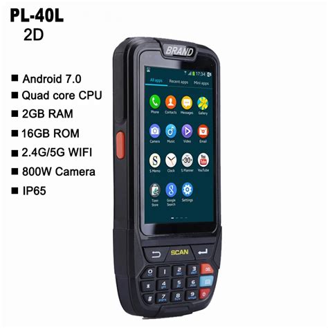 Android Barcode Scanner Terminal | Qr Code Scanner Android - Pl-40l Portable Android - Aliexpress