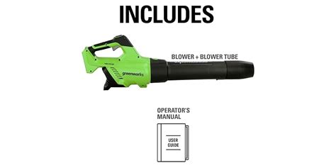 Greenworks 40V 120 MPH Cordless Axial Leaf Blower