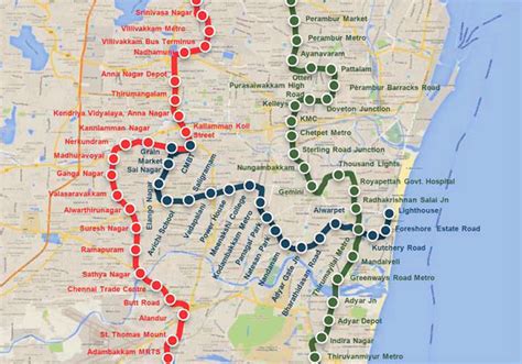 CMRL Publishes Official Phase 2 Map of Chennai Metro Project The Metro Rail Guy - The Metro Rail Guy