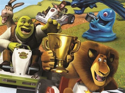 Shrek, Madagascar star in crossover kart racer - GameSpot