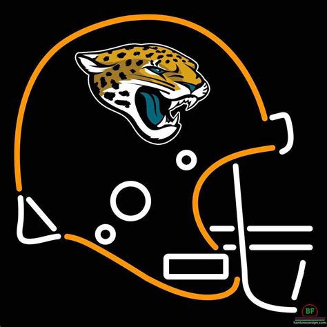 Custom Jacksonville Jaguars Helmet Neon Sign NFL Teams Neon Light – Custom Neon Signs