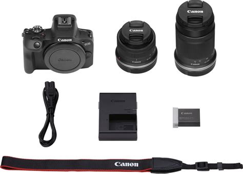 Accessories Canon EOS R100 + RF-S 18-45mm f4.5-6.3 IS STM + 55-210mm f5 ...