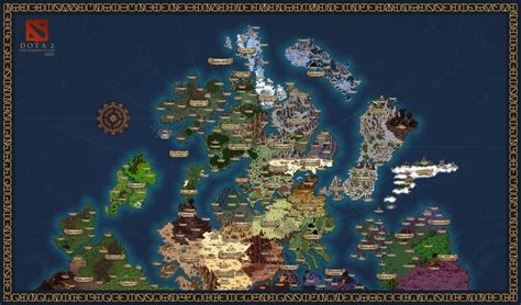 [OC] I am proud to present my Dota 2 world map project, The Terrene Plane! Explore now! : r/DotA2