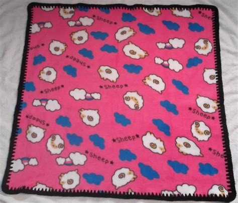 Fleece blanket with a crocheted edge - Sheep. Sheep, Kids Rugs, Fleece, Blanket, Home Decor ...