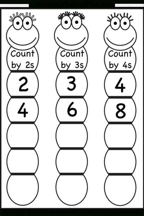 Skip Counting By 3 Worksheet — db-excel.com