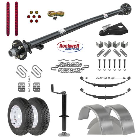 6' 10" Utility Trailer Parts Kit - 3.5k - Model U82-144-35J