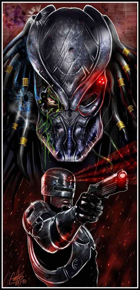 Predator vs Robocop | Robocop, Alien vs predator, Predator