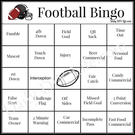 Super Bowl Bingo! Fun FREE Printables for the Big Game!