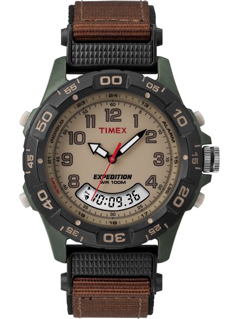 Timex - Timex Men's Expedition Combo Watch, Brown Nylon Strap - Walmart ...