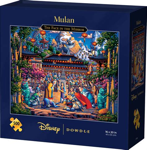 Mulan The Face in the Mirror, 500 Pieces, Dowdle Folk Art | Puzzle ...