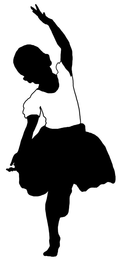 Dancing Children Silhouette at GetDrawings | Free download