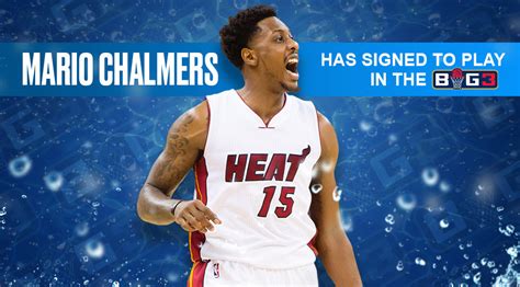 Mario Chalmers Joins BIG3 Draft Pool – BIG3