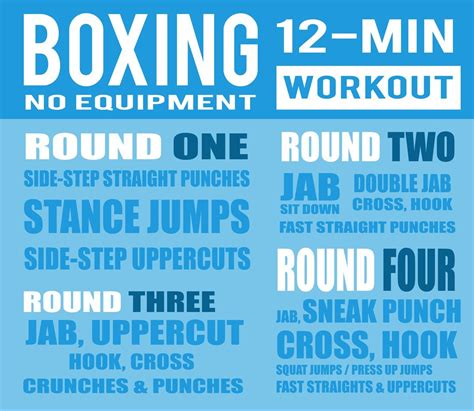 Boxing Workout At Home Without Equipment - Draw-level