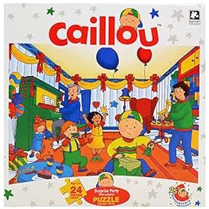 Amazon.com: Caillou Jigsaw Puzzle [24 Pieces - Surprise Party]: Toys & Games