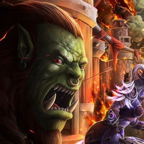 Battle for azeroth warfront defense on Behance