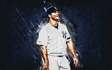 Download wallpapers Mike Ford, MLB, New York Yankees, blue stone ...