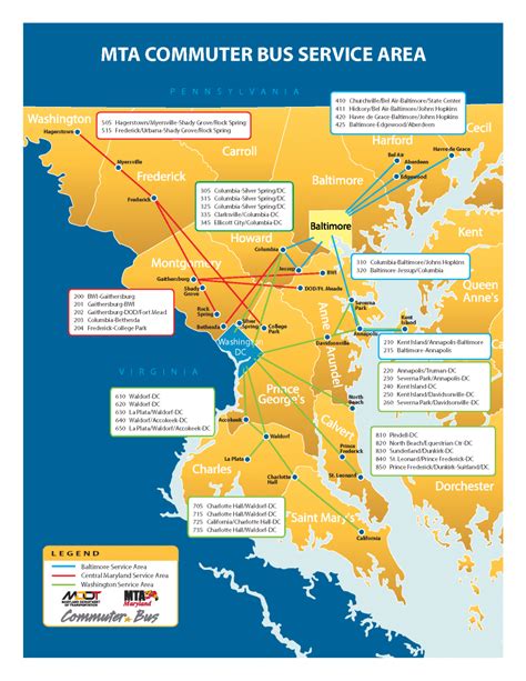 Mta Bus Map Baltimore - Tourist Map Of English