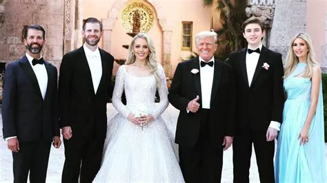 El álbum de fotos de la boda de Tiffany, hija de Trump: del orgulloso padrino a los arcos ...