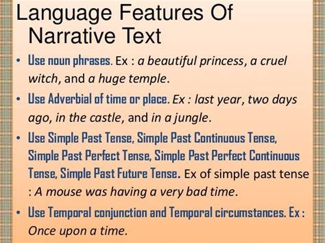 English : Persentrasi narrative