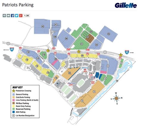 Gillette Stadium Parking Map - Black Sea Map