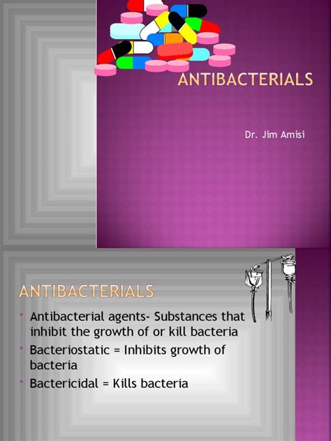 Antibacterials CM | PDF | Penicillin | Beta Lactamase