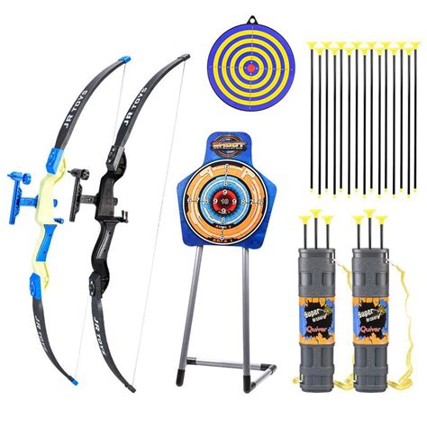 Cheap Children's Recurve Bow And Arrow Set Archery Red Limbs for Youth Beginner Practice ...