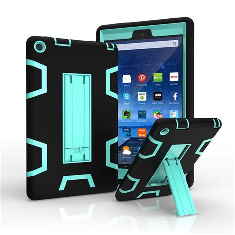 Case For Amazon Kindle Fire HD 8 Tablet Kids Baby Safe Hybrid Heavy ...