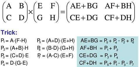 matrices - Recursive matrix multiplication strassen algorithm - Mathematics Stack Exchange