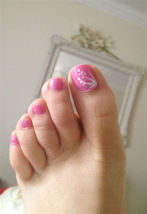 40 Creative Toe Nail Art designs and ideas | Pink toe nails, Pedicure ...