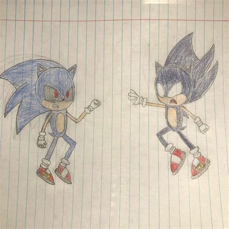 Dark Sonic vs Sonic.EXE | Sonic the Hedgehog! Amino