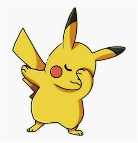 Cool Pikachu Png - Pikachu Dabbing, Transparent Png - kindpng